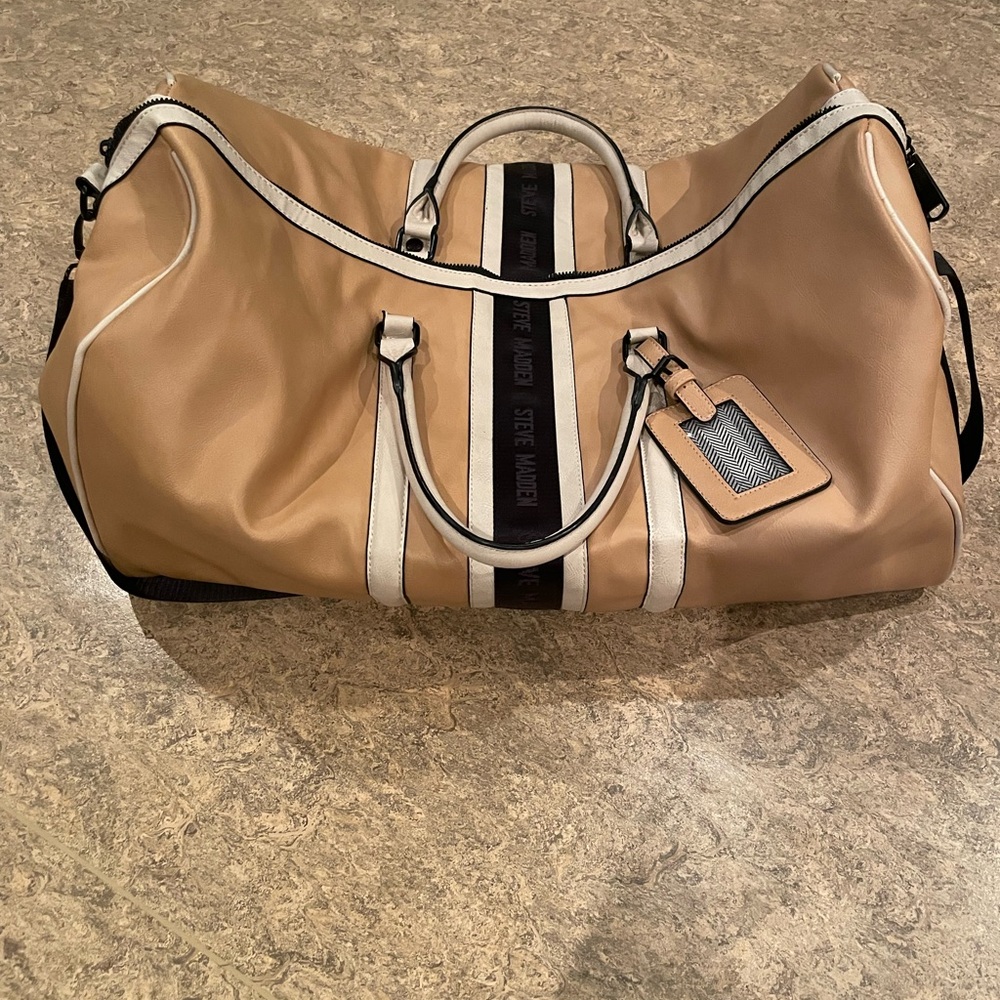 Steve Madden leather duffle